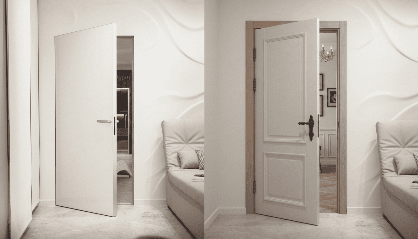 Скрытые двери vs классические: что выбрать для квартиры и дома